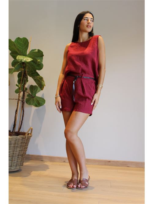 Short in lino DIECI MINUTI | 554434